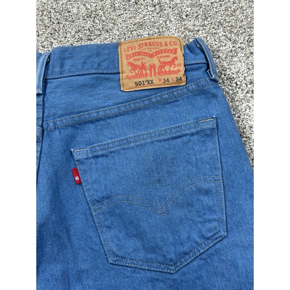 Vintage Levi's‎ 501 XX Mens Blue Denim Jeans 34/34